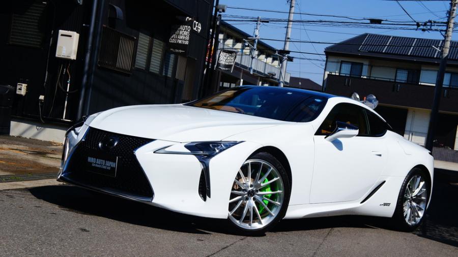 レクサスLC500　キャリパー塗装　COLOR:#1113 Monster green