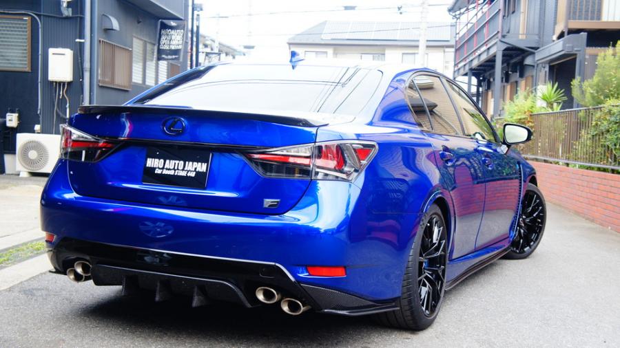 キャリパー塗装施工事例：レクサスGS-F　キャリパー塗装　COLOR:#1115 Deep marine blue　純正ホイール塗装グロスブラック IMG20_1867_ByoPbv_sub9.jpg