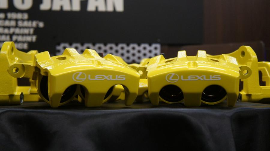 レクサスRX450ｈ　キャリパー塗装　ＣＯＬＯＲ：#020 hawaiian passion yellow