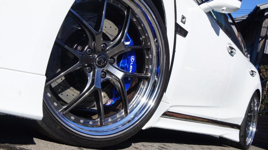 キャリパー塗装施工事例：レクサスLS500Fスポーツ　キャリパー塗装COLOR:#1115 Deep marine blue　ローター塗装COLOR:#005 Deep coal black　ローター加工Type:C6S8D IMG20_1904_R5w0f8_sub3.jpg