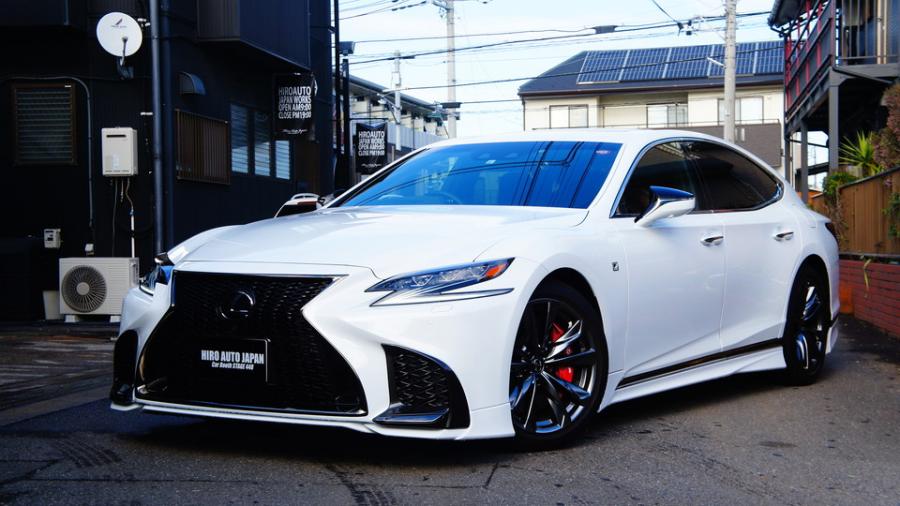 レクサスLS500Fスポーツ　キャリパー塗装COLOR:#001 Italian losso solid