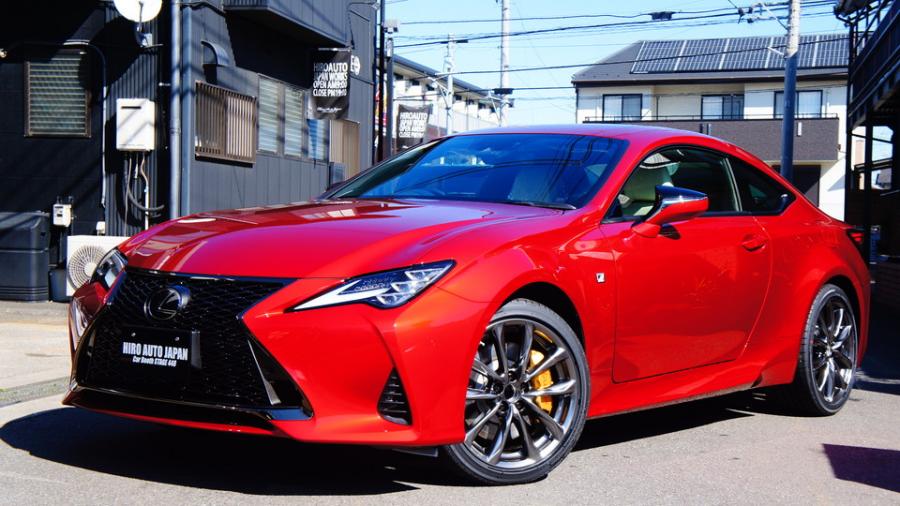 レクサスRC　キャリパー塗装COLOR:#003 Tokyo midnight gold