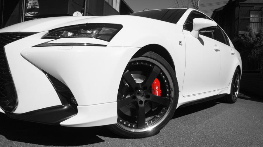 キャリパー塗装施工事例：レクサスGS450ｈ　キャリパー塗装COLOR：#001 Italian losso solid　ローター塗装COLOR:#003 Tokyo midnight gold IMG20_1938_ZjvWy7_sub8.jpg