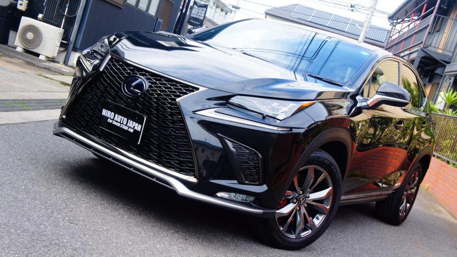 レクサスNX300ｈ　キャリパー塗装COLOR:#001 Italian losso solid　ローター塗装COLOR:#005 Deep coal black