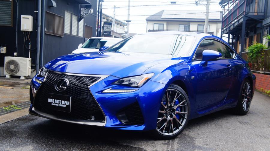 レクサスRC-F　キャリパー塗装・ローター塗装COLOR:#1115 Deep marine blue　ローター加工Type：DD