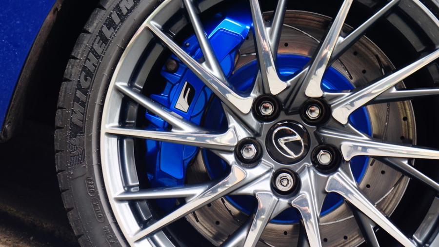 キャリパー塗装施工事例：レクサスRC-F　キャリパー塗装・ローター塗装COLOR:#1115 Deep marine blue　ローター加工Type：DD IMG20_1997_uA8fmM_sub8.jpg