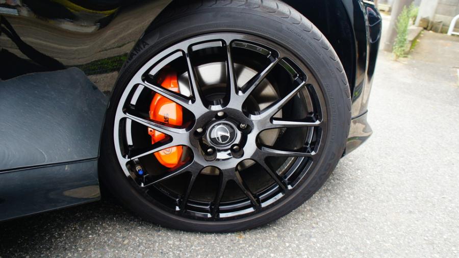 キャリパー塗装施工事例：レクサスGS450ｈ　キャリパー塗装COLOR:#1110 Valencia premium orange IMG20_2008_VVV4QL_sub6.jpg