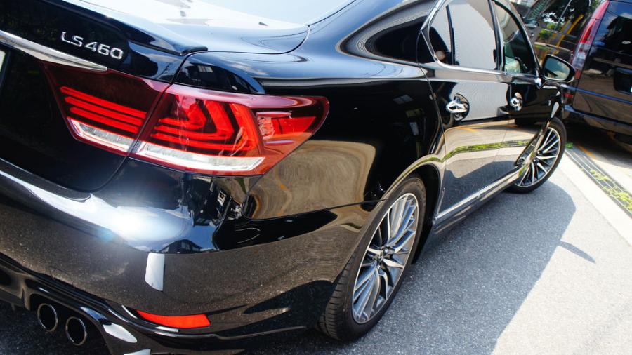 キャリパー塗装施工事例：レクサスLS460　キャリパー塗装COLOR:#1112 Racing red　ローター塗装COLOR:#005 Deep coal black　ローター加工Type:DD IMG20_2014_xYZ94W_sub8.jpg