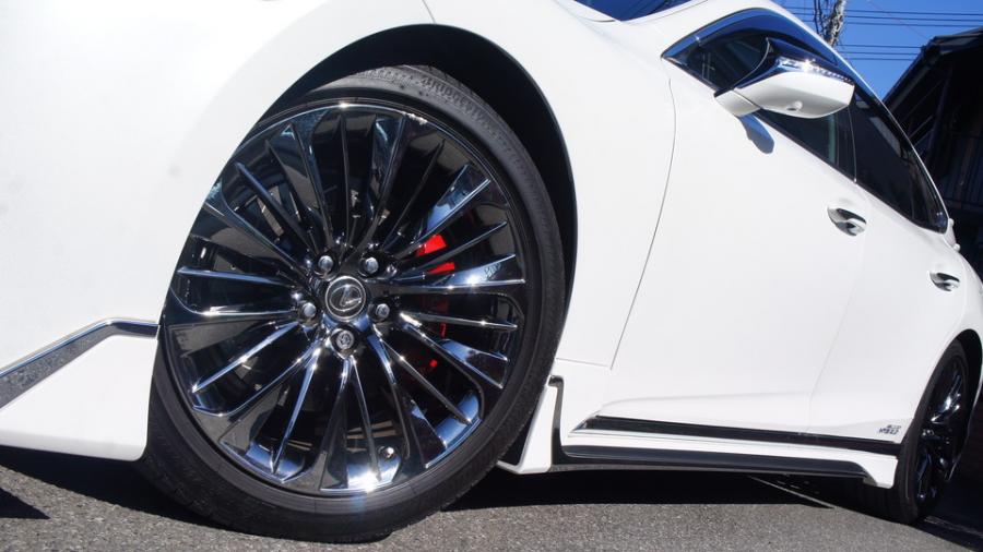 キャリパー塗装施工事例：レクサスLS500h　キャリパー塗装COLOR:#010 premiun rouge candy red　ローター塗装COLOR:#005 Deep coal black　ローター加工Type:C8SD IMG20_2055_TEcEDQ_sub4.jpg