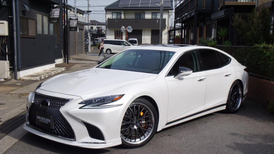 キャリパー塗装施工事例：レクサスLS500　キャリパー塗装COLOR:#030 Royal art pearl orange gold　表面ハイポリッシュ加工 IMG20_2060_NL8rCp_sub4.jpg