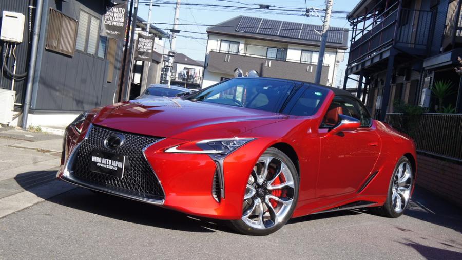 レクサスLC500　キャリパー塗装COLOR:#1102 Charm gross candy red