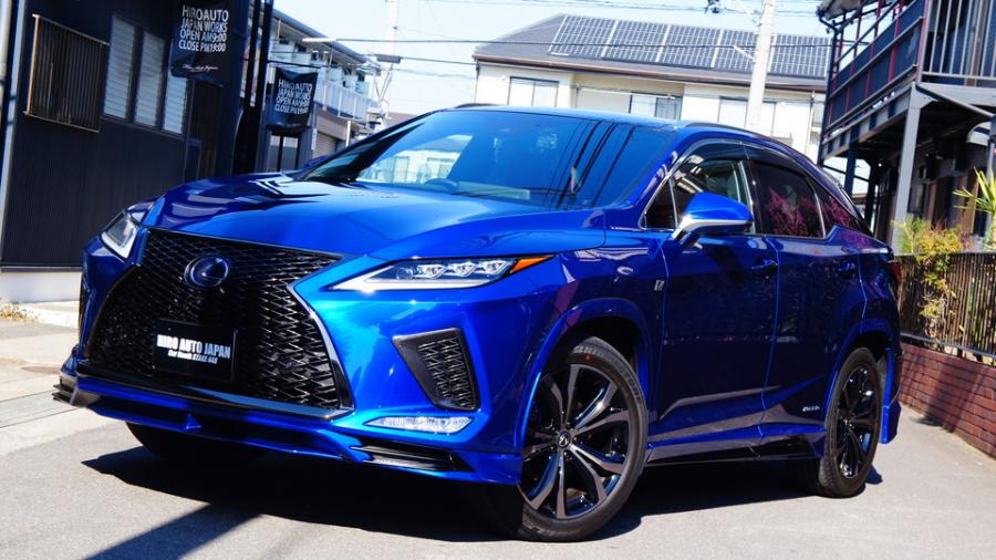 レクサスRX450ｈ　キャリパー塗装COLOR:#1115 Deep marine blue