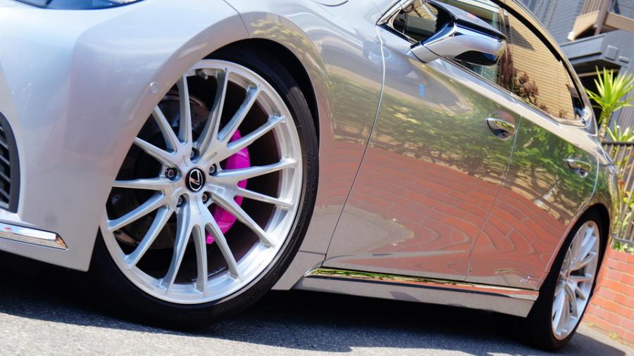 キャリパー塗装施工事例：レクサスLS500　キャリパー塗装　COLOR:オリジナル調色　ローター加工Type:C6S8D IMG20_2137_bRYiNL_sub4.jpg