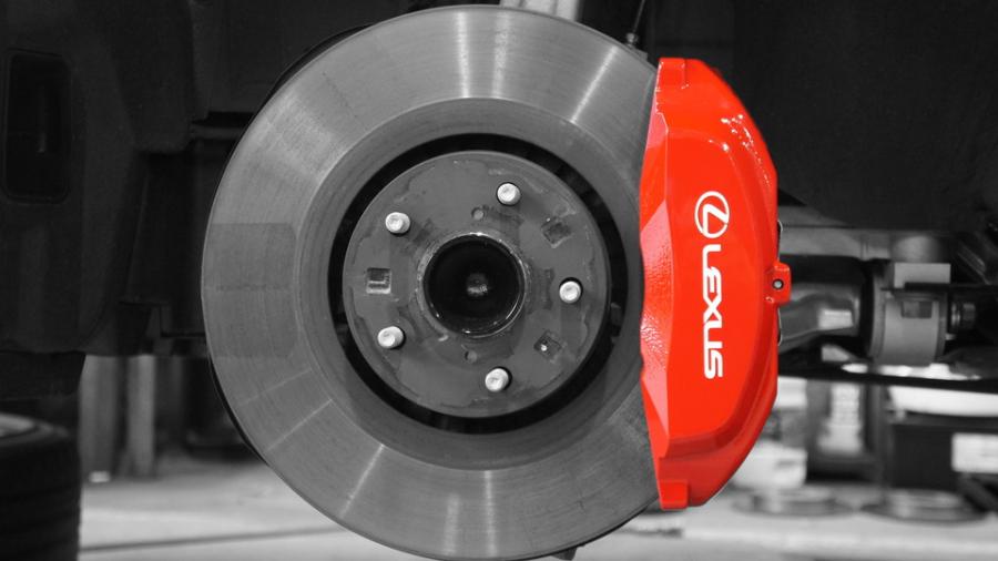 レクサスRC　キャリパー塗装　COLOR:#001 Italian losso solid