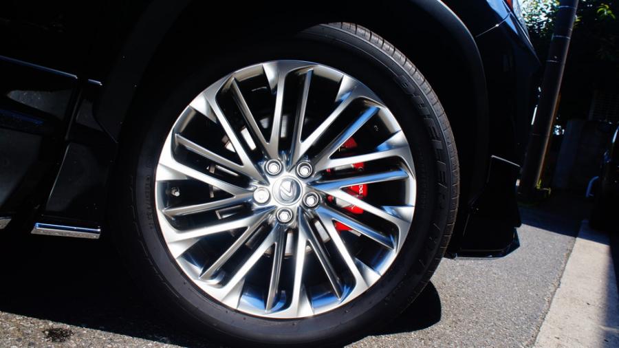 キャリパー塗装施工事例：レクサスRX450ｈ　キャリパー塗装COLOR:#001 Italian losso solid IMG20_2163_5BhXd4_sub4.jpg