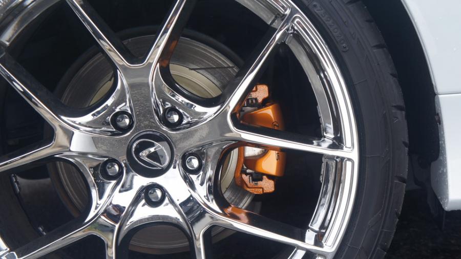 キャリパー塗装施工事例：レクサスGS450ｈ　キャリパー塗装COLOR:#030 Royal art pearl orange gold IMG20_2180_CNfmPt_sub6.jpg