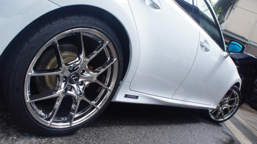 キャリパー塗装施工事例：レクサスGS450ｈ　キャリパー塗装COLOR:#030 Royal art pearl orange gold IMG20_2180_CNfmPt_sub7.jpg