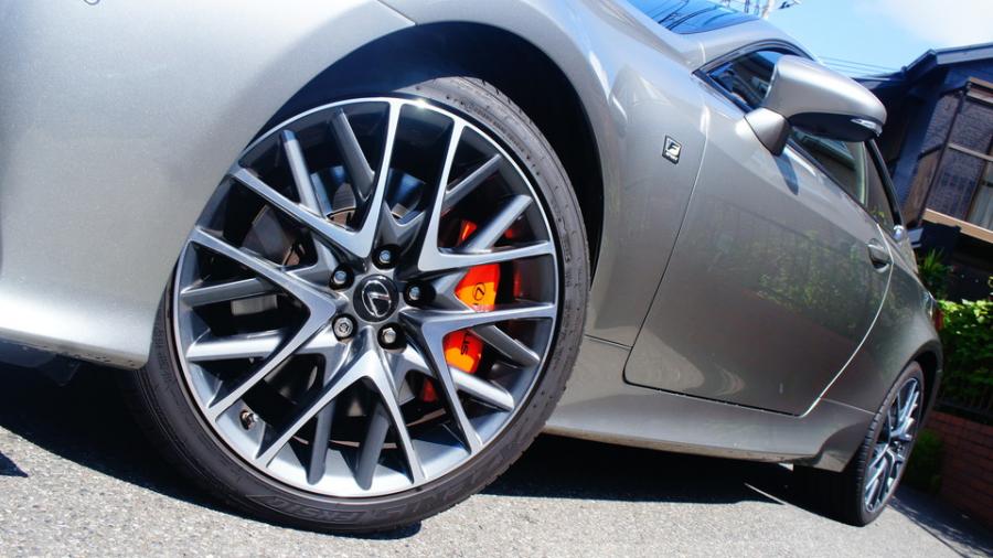 キャリパー塗装施工事例：レクサスRC　キャリパー塗装COLOR:#1110 Valencia premium orange IMG20_2197_42SQ6z_sub3.jpg