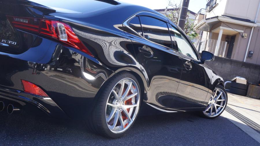 キャリパー塗装施工事例：レクサスIS350　キャリパー塗装＆ローター塗装COLOR:#1110 Valencia premium orange、#005 Deep coal black IMG20_2278_fSxcco_sub7.jpg