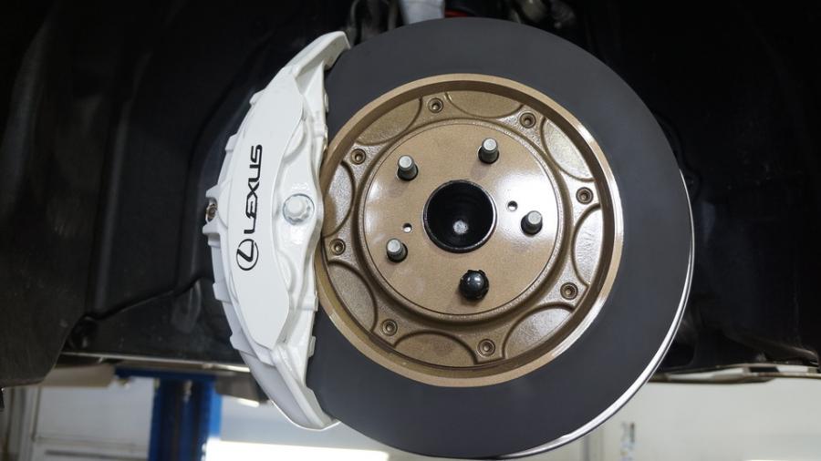 キャリパー塗装施工事例：レクサスLC　ローター塗装COLOR:#1107 Platinum new bronze pearl metallic IMG20_2346_I1TC7s_sub1.jpg