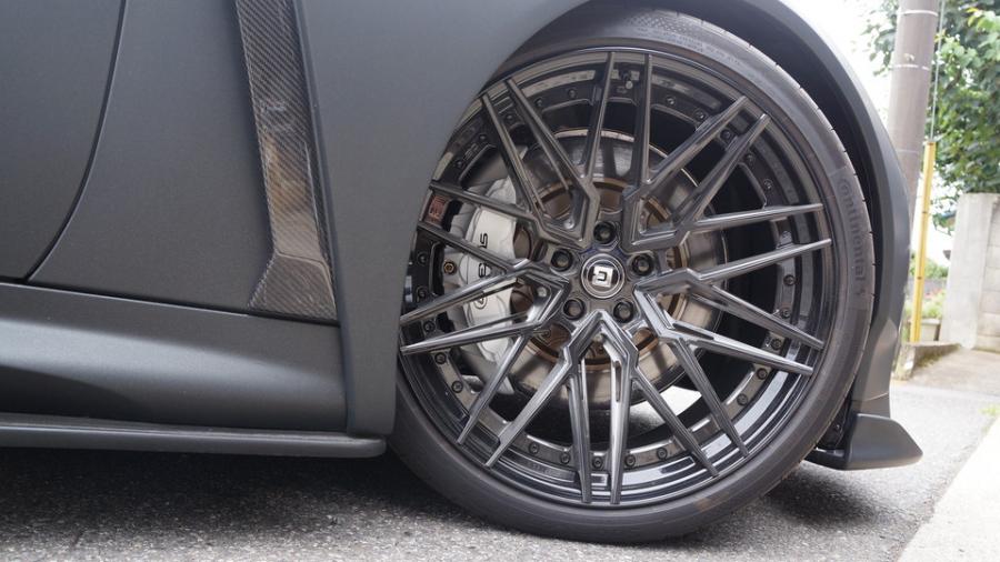 キャリパー塗装施工事例：レクサスLC　ローター塗装COLOR:#1107 Platinum new bronze pearl metallic IMG20_2346_I1TC7s_sub4.jpg