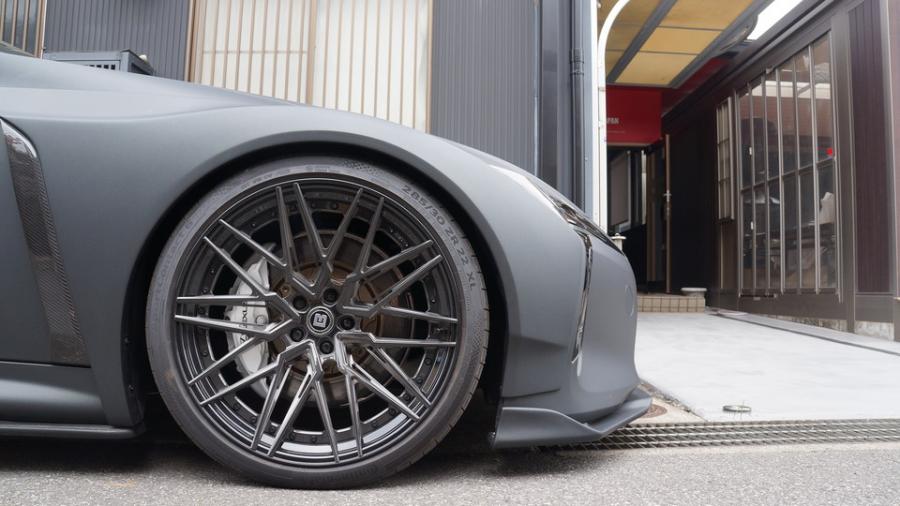 キャリパー塗装施工事例：レクサスLC　ローター塗装COLOR:#1107 Platinum new bronze pearl metallic IMG20_2346_I1TC7s_sub6.jpg