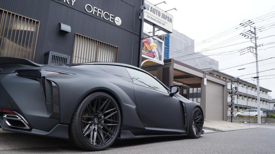 キャリパー塗装施工事例：レクサスLC　ローター塗装COLOR:#1107 Platinum new bronze pearl metallic IMG20_2346_I1TC7s_sub7.jpg