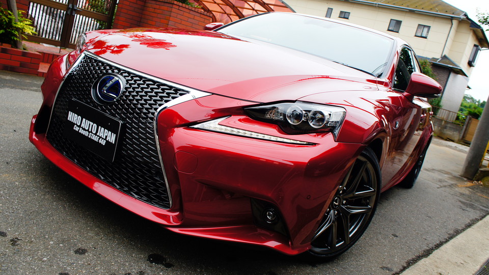 キャリパー塗装施工事例：レクサスIS300ｈ純正キャリパー塗装＆D-DASHダストダウンブレーキパット装着　キャリパーカラー：#010 premiun rouge candy red IMG20_715_Dwqbg1_sub6.jpg