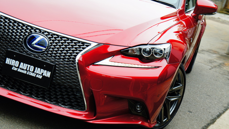 キャリパー塗装施工事例：レクサスIS300ｈ純正キャリパー塗装＆D-DASHダストダウンブレーキパット装着　キャリパーカラー：#010 premiun rouge candy red IMG20_715_Dwqbg1_sub7.jpg