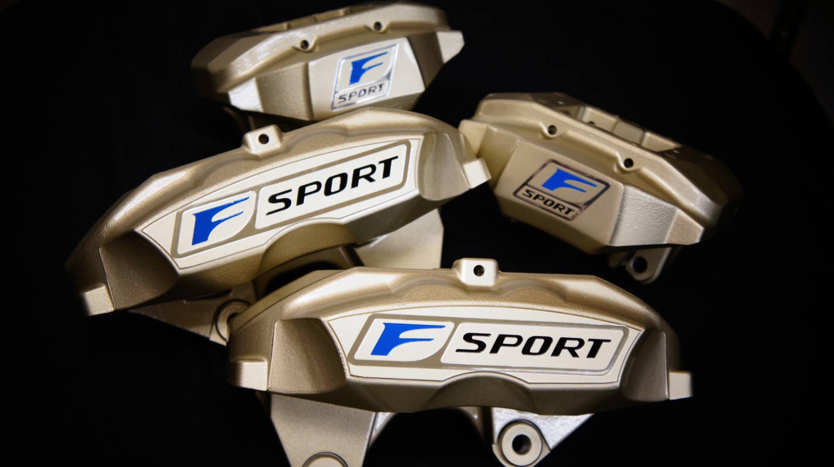 レクサスGS純正Frキャリパー、LS純正Rrキャリパー★ COLOR：flash champagne gold #008