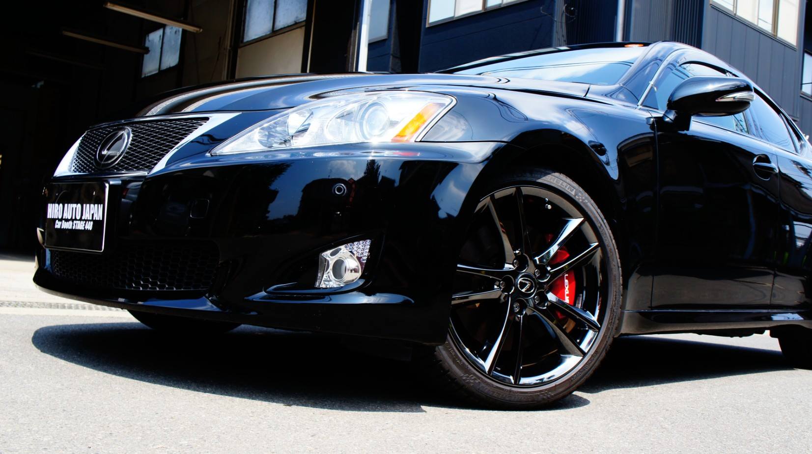 キャリパー塗装施工事例：LEXUS IS350キャリパー塗装＆LOGO★COLOR：#011 royal flash candy red IMG20_851_dbdlNX_sub3.jpg