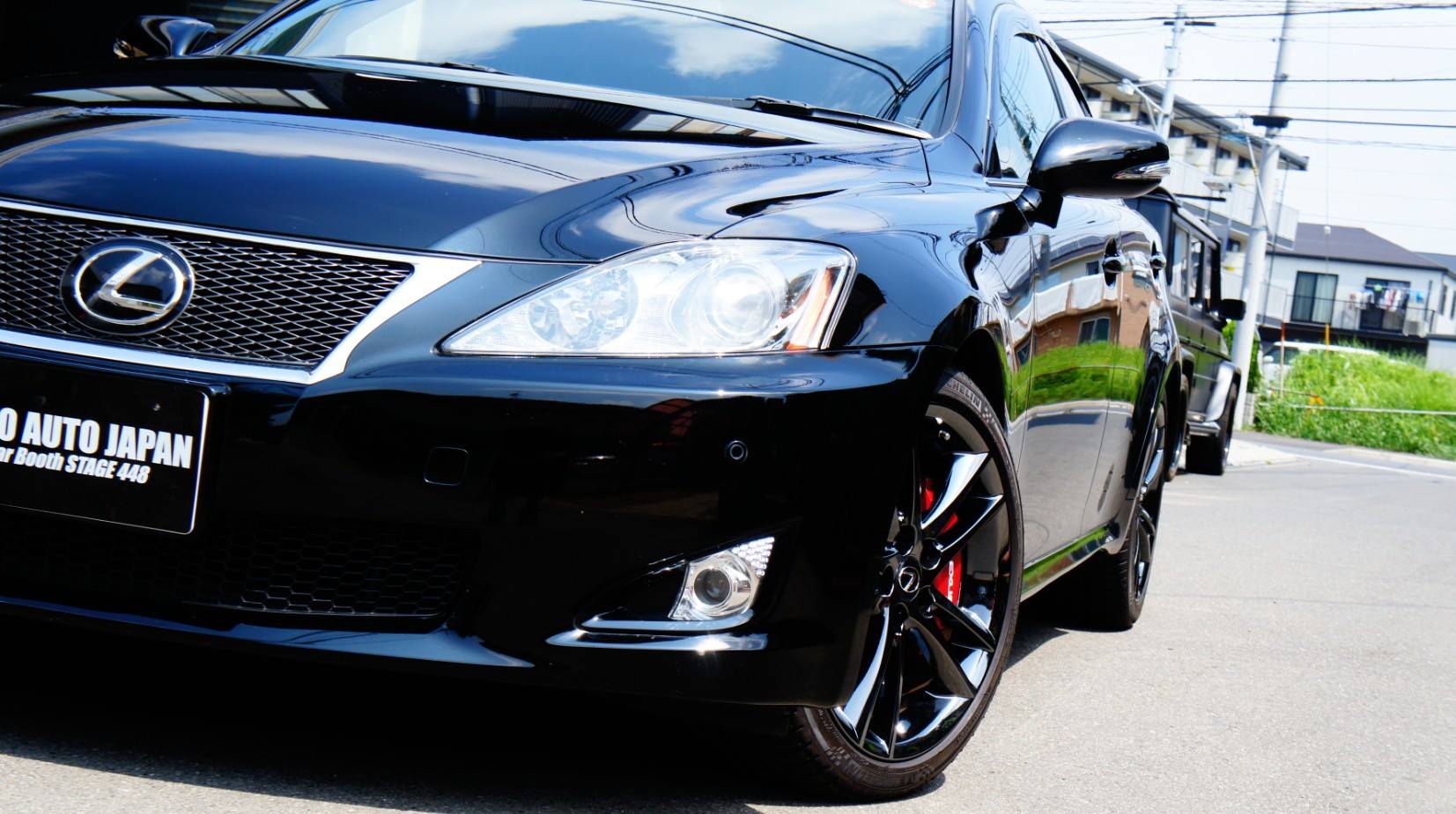 キャリパー塗装施工事例：LEXUS IS350キャリパー塗装＆LOGO★COLOR：#011 royal flash candy red IMG20_851_dbdlNX_sub5.jpg