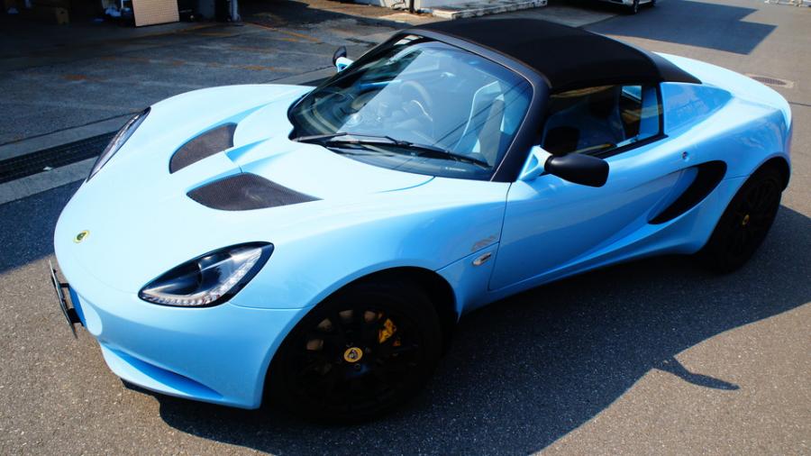 キャリパー塗装施工事例：ロータスエリーゼ　キャリパー塗装＆ローター塗装　ＣＯＬＯＲ：オリジナルイエロー＆#1114 Deep coal black matte IMG22_1617_RTwgaZ_sub7.jpg