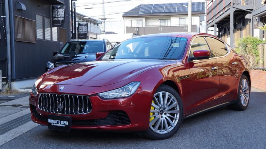 マセラティギブリ　キャリパー塗装COLOR:#020 hawaiian passion yellow