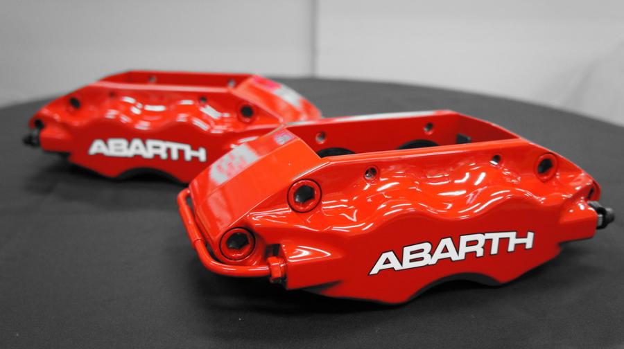 アバルトキャリパー塗装　COLOR：#001 Italian losso solid