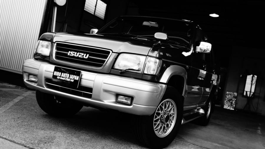 ビックホーン　キャリパー塗装、ローター塗装　COLOR:#030 Royal art pearl orange gold　ローター加工Type:24S