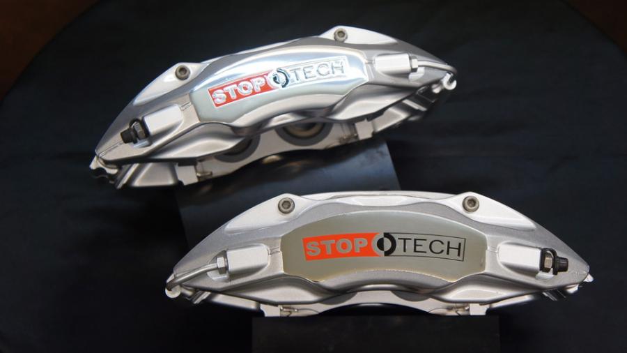 ストップテック　キャリパー塗装　COLOR:#052 Premium platinum silver　表面ハイポリッシュ加工