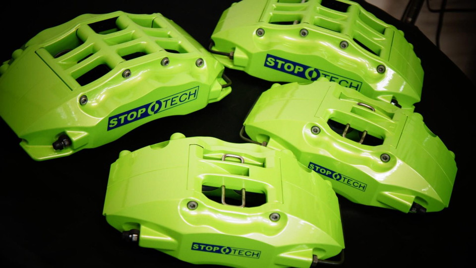 キャリパー塗装施工事例：STOPTECHキャリパー塗装　カラー：	#099 honey of pearl green IMG26_793_2x6Klh_sub1.jpg