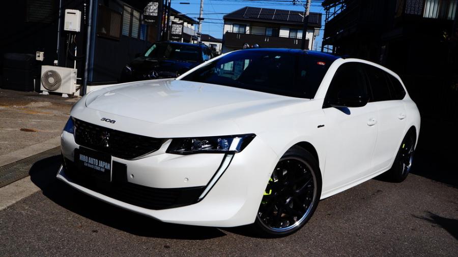 キャリパー塗装施工事例：プジョー308　キャリパー塗装COLOR:#1116 Acid green IMG27_2269_11c9wV_sub5.jpg