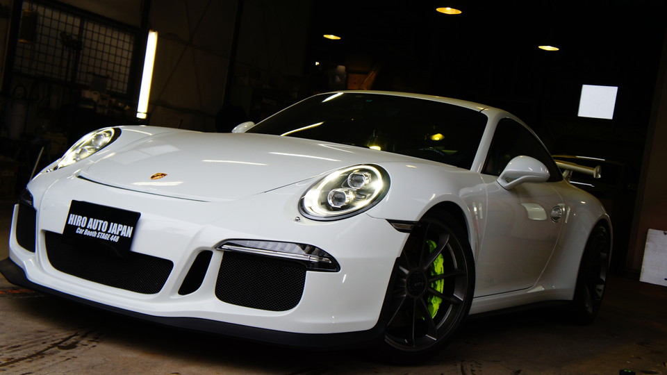 キャリパー塗装施工事例：ポルシェ911ＧＴ3純正キャリパー塗装　ＣＯＬＯＲ：アシッドグリーン IMG28_1190_fYiqdN_sub9.jpg
