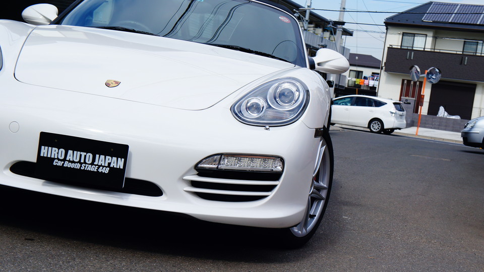 ポルシェボクスター純正キャリパー塗装　COLOR：#001 Italian losso solid