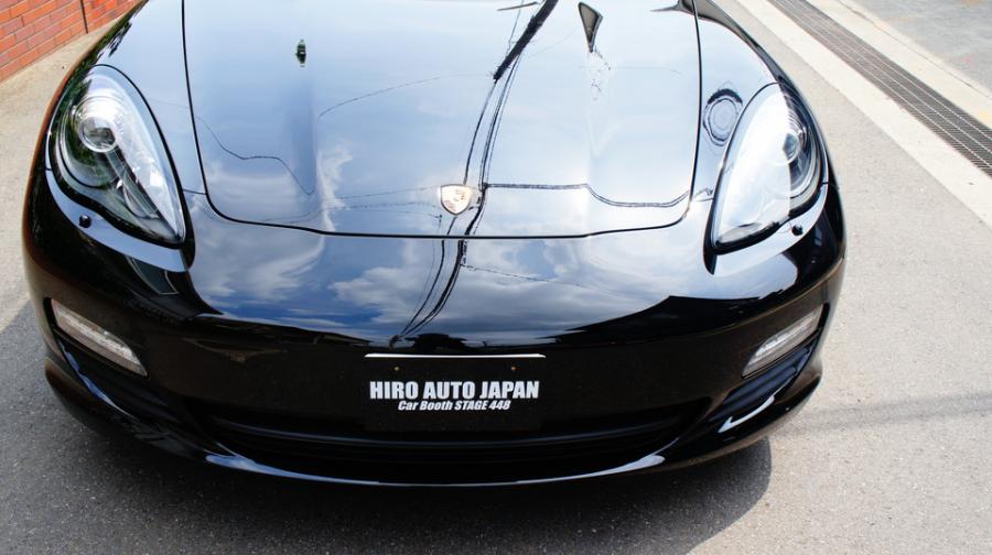 ポルシェパナメーラ・キャリパー塗装　COLOR:#001 Italian losso solid