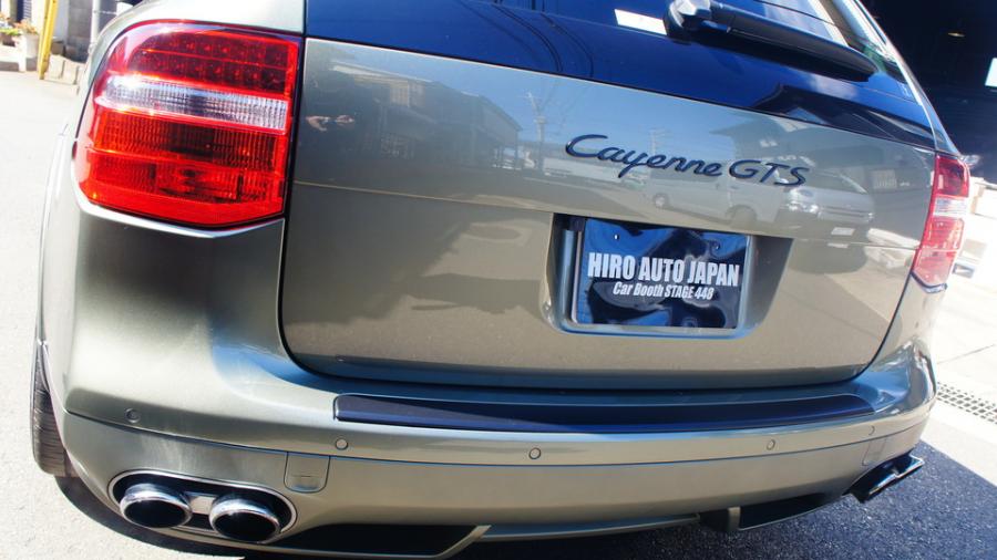 キャリパー塗装施工事例：ポルシェカイエンGTS　キャリパー塗装　COLOR:#1116 Acid green　ローター加工Type:C6S8D IMG28_1546_D5Y3zA_sub10.jpg