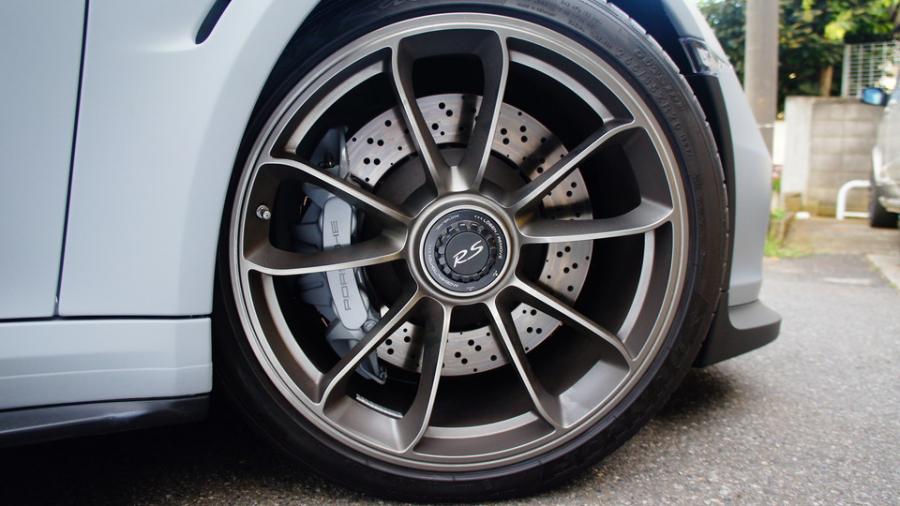 キャリパー塗装施工事例：ポルシェGT3RS　キャリパー塗装　COLOR:オリジナル調色カラー IMG28_1754_QEKWE3_sub6.jpg