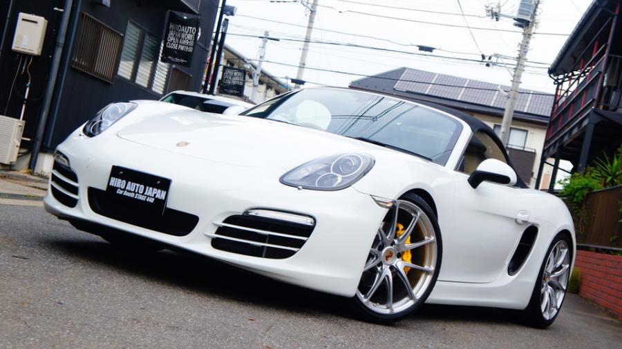 ポルシェボクスター　キャリパー塗装　COLOR:#002 giallo modena