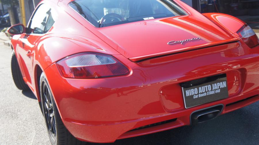 キャリパー塗装施工事例：ポルシェケイマン　キャリパー塗装COLOR:#1112 Racing red　ホイール塗装：グロスブラック IMG28_1914_Wsr0mi_sub9.jpg