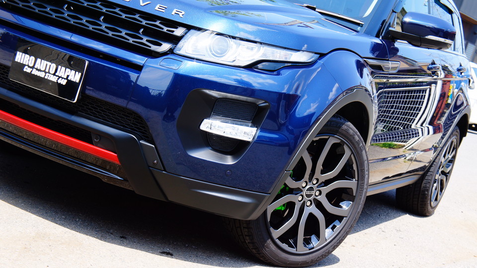 キャリパー塗装施工事例：レンジローバーイヴォーク純正キャリパー塗装　ＣＯＬＯＲ：＃1113monster green＆ローター加工Ｔｙｐｅ：Ｃ6Ｓ8Ｄ　Ｄ－ＤＡＳＨダストダウンパット前後装着 IMG29_1005_zna1aU_sub4.jpg