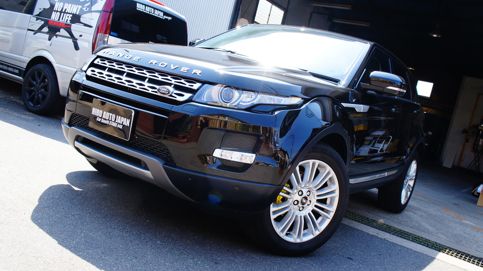 キャリパー塗装施工事例：レンジローバーイヴォーク純正キャリパー塗装　ＣＯＬＯＲ：#020 hawaiian passion yellow＆Ｄ－ＤＡＳＨブレーキパット前後装着 IMG29_1014_2UrWfR_sub5.jpg