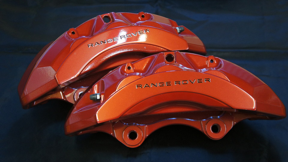 レンジローバースポーツ純正キャリパー塗装　ＣＯＬＯＲ：オリジナル調色