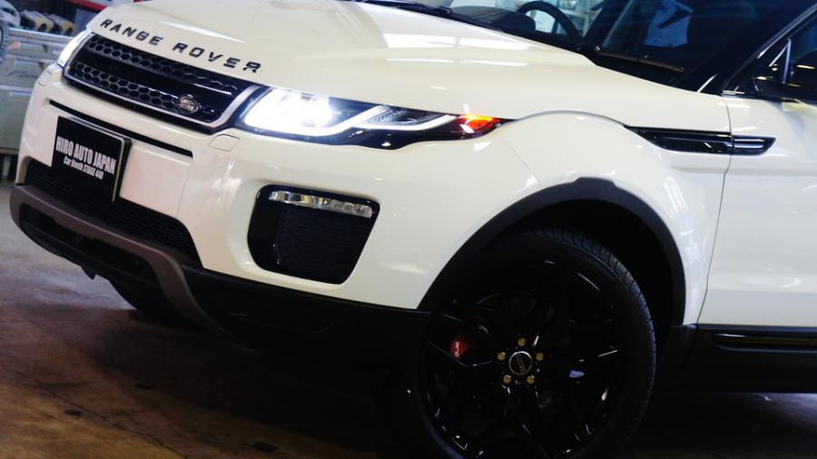 レンジローバーイヴォーク　キャリパー塗装　COLOR:#001 Italian losso solid　ローター加工Type:DS4